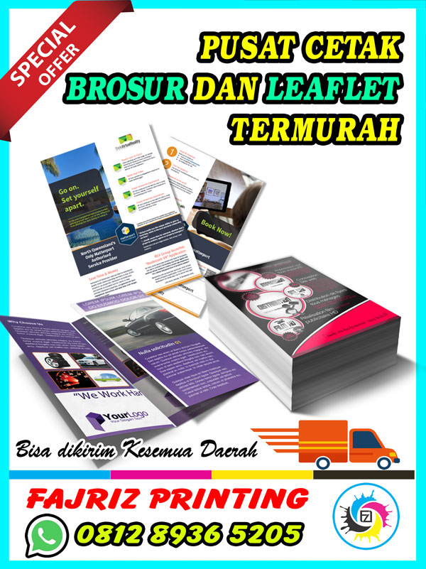 Tempat Print Brosur dan Cetak Brosur Leaflet Murah di Jakarta