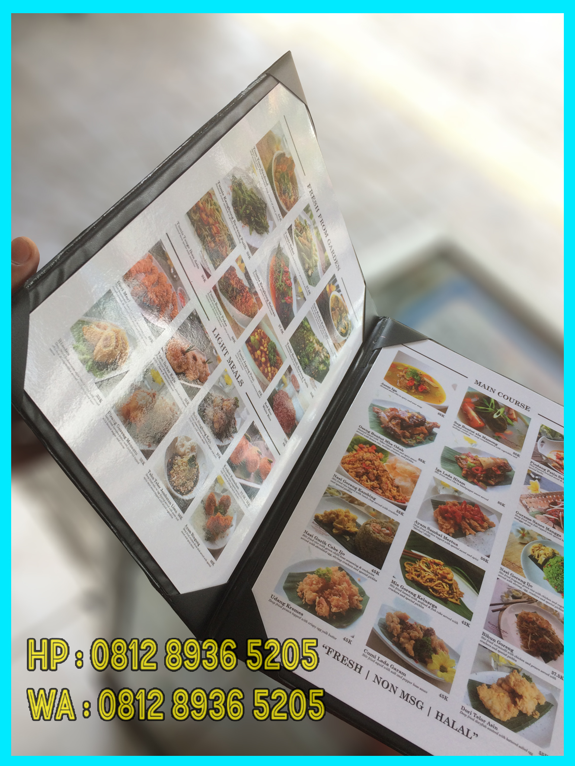 Cetak Buku Menu Restoran