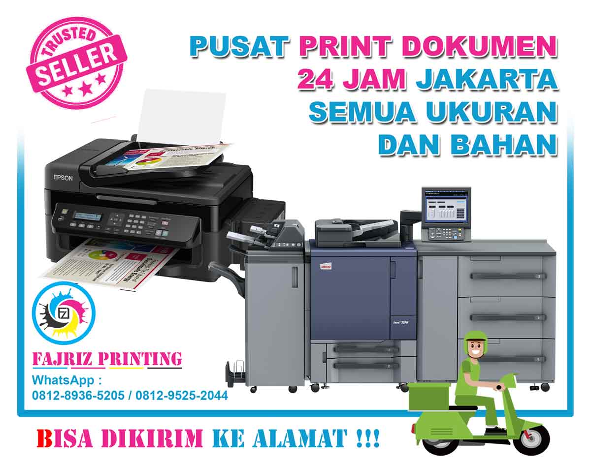 Tempat Print 24 Jam Jakarta Murah, Cepat Terlengkap